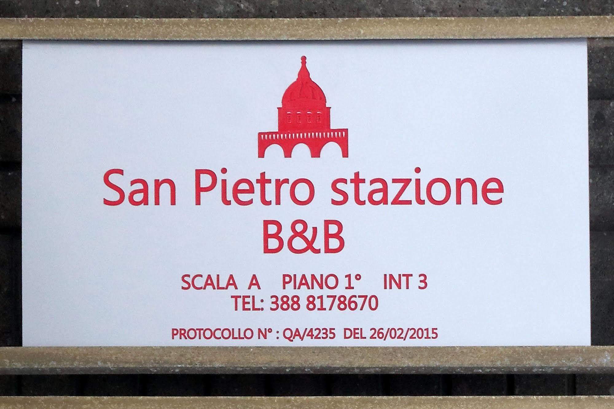 San Pietro Stazione Guesthouse Roma Exterior foto